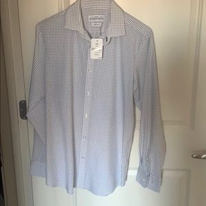 NWT Men’s Mizzen+Main Dress Shit- Medium Trim Fit